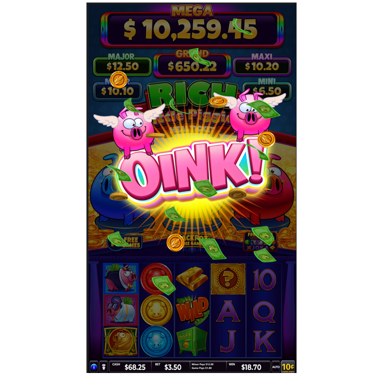 Rich Little Piggies Skill Game Board Regular/Skill Edition with Skill Preview Feature PCB Board Arcade Game Amusement Machine