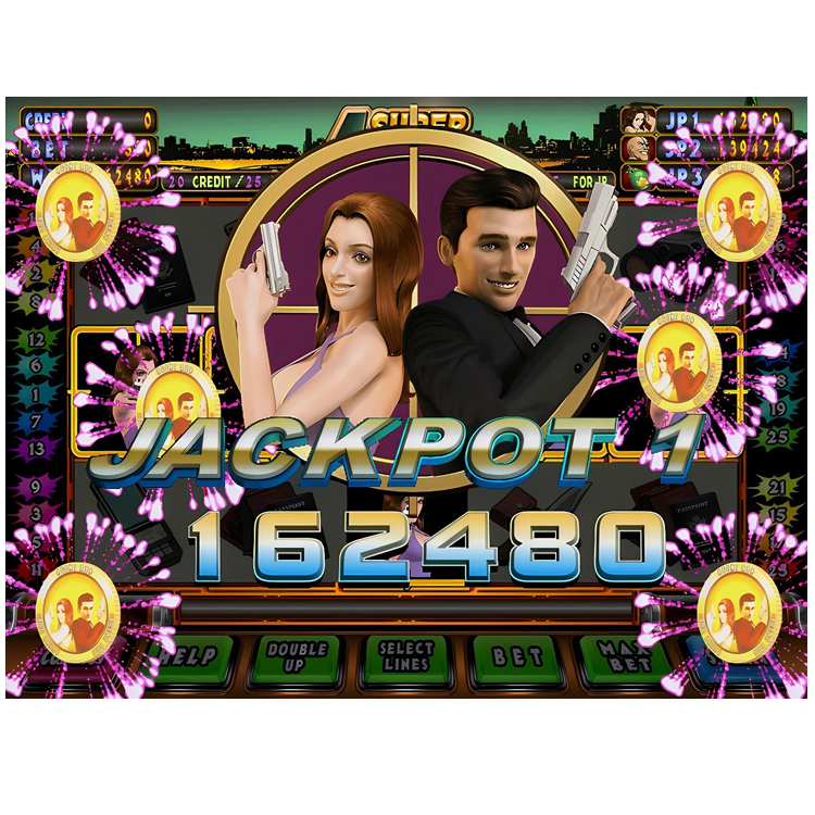 Super Agent 007 Single/Dual Skill Game Board Skill Preview HET Game Board PCB Board Software for Arcade Game Amusement Machine
