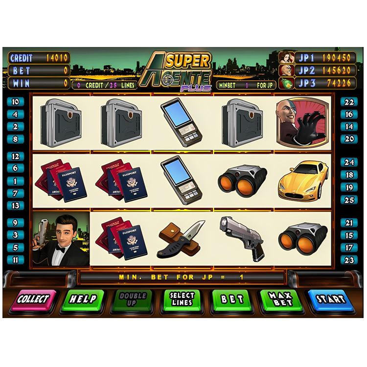 Super Agent 007 Single/Dual Skill Game Board Skill Preview HET Game Board PCB Board Software for Arcade Game Amusement Machine