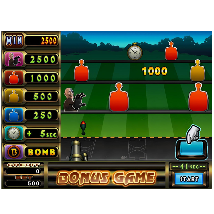 Super Agent 007 Single/Dual Skill Game Board Skill Preview HET Game Board PCB Board Software for Arcade Game Amusement Machine
