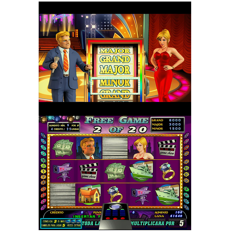 TV Millonario Single/Dual Skill Game Board Skill Preview HET Game Board PCB Board Software for Arcade Game Amusement Machine