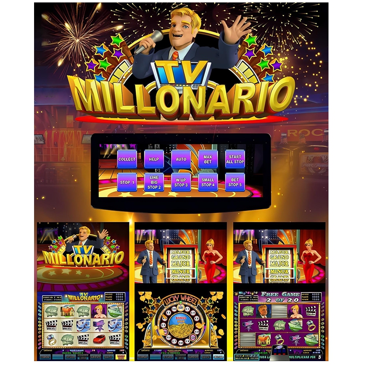 TV Millonario Single/Dual Skill Game Board Skill Preview HET Game Board PCB Board Software for Arcade Game Amusement Machine