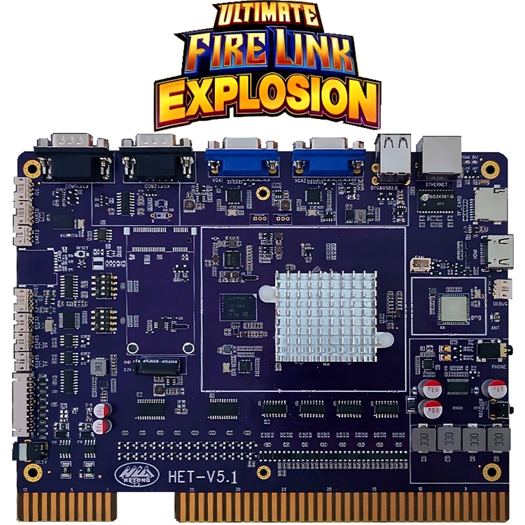 HET Ultimate Fire Link  Explosion Skill Game Board Preview Skill Follow Feature PCB Game Board for Arcade Game Amusement Machine