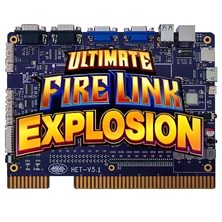 HET Ultimate Fire Link  Explosion Skill Game Board Preview Skill Follow Feature PCB Game Board for Arcade Game Amusement Machine