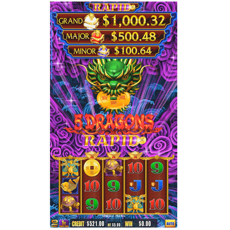 5 Dragons Rapid Skill Game Board Skill Preview HET Game Board PCB Board Software for Arcade Game Amusement Machine