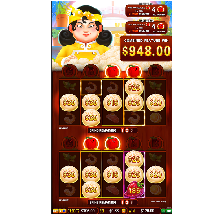 Big Hot Flaming Pots Delicious Delights Skill Game Board Regular/Skill Edition with Skill Preview Feature PCB Board Arcade Game Amusement Machine