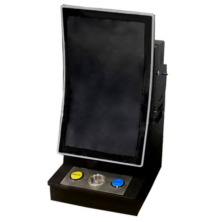 Bar Top Skill Cabinet 23.6Inch Touch Screen Game Machine Customized Black 36Pin For Amusement Cabinet