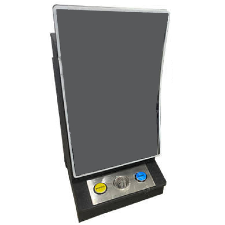 Bar Top Skill Cabinet 23.6Inch Touch Screen Game Machine Customized Black 36Pin For Amusement Cabinet