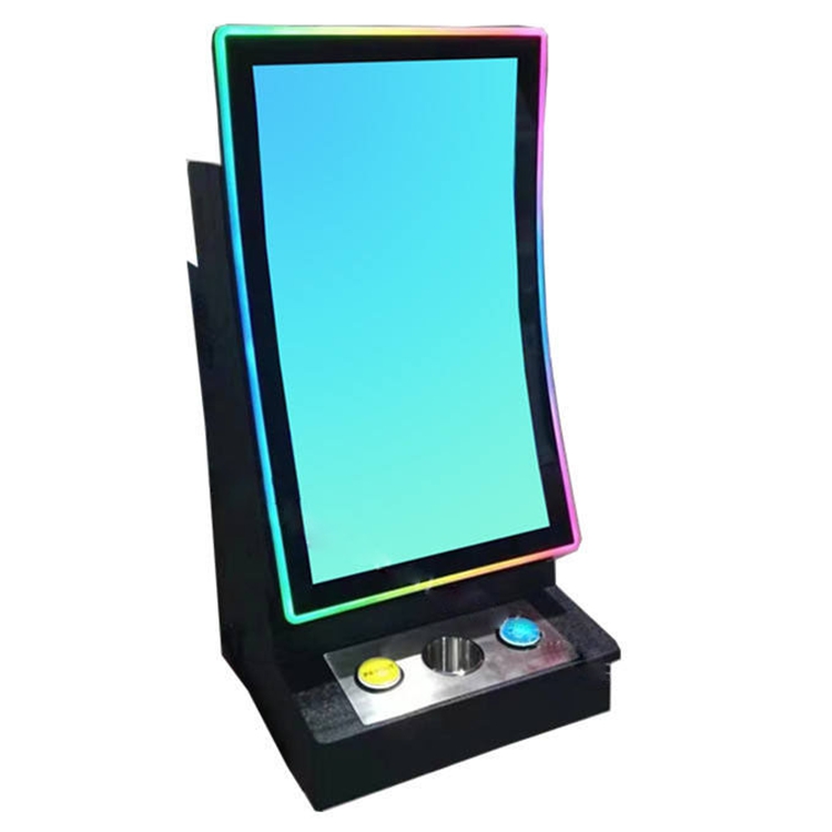 Bar Top Skill Cabinet 23.6Inch Touch Screen Game Machine Customized Black 36Pin For Amusement Cabinet